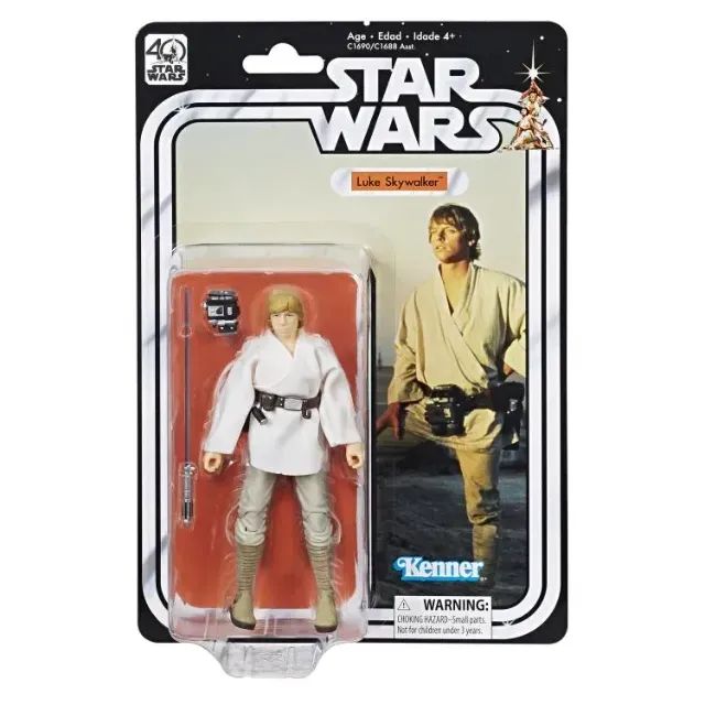 Star Wars The Black Series 40º aniversário Luke Skywalker Figura de 6 polegadas PROMOÇÃO  - Foto 4