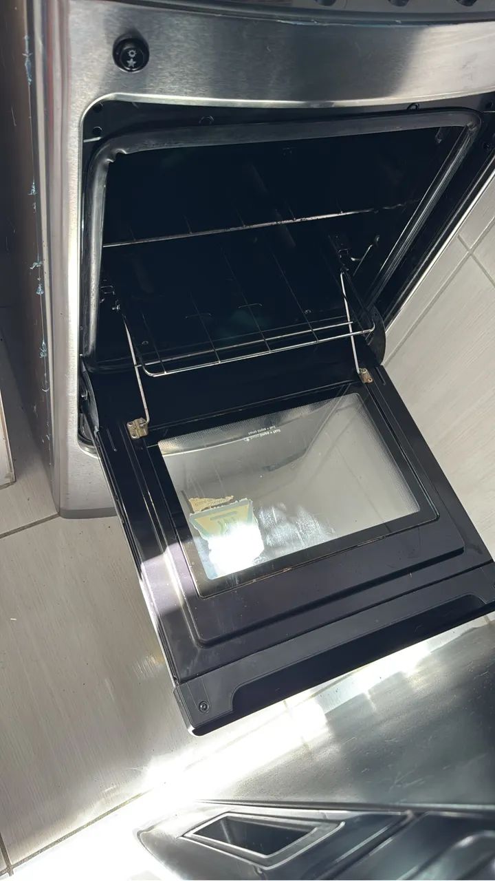 Fogão Cônsul 4 bocas Inox mesa vidro CFO4VAR - Foto 3