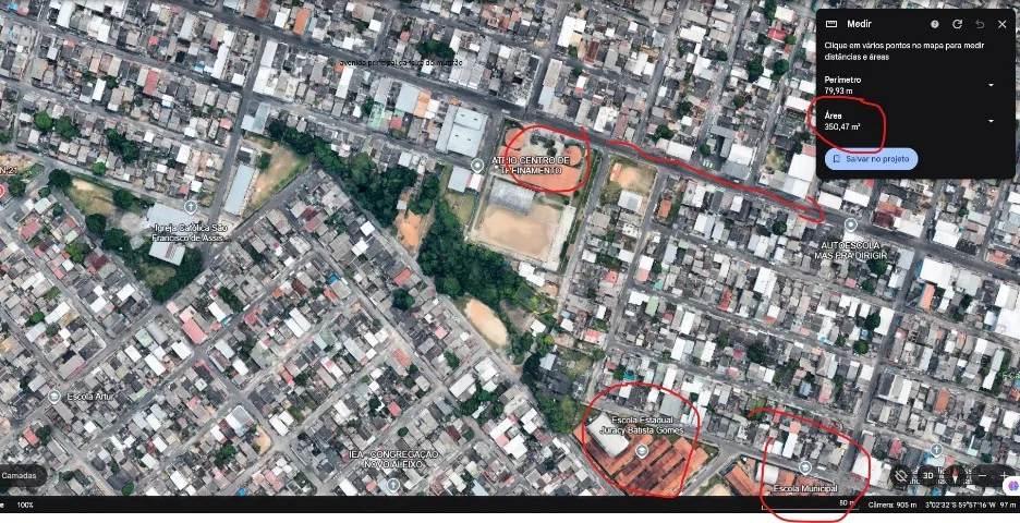 Terreno no mutirão atras do arar