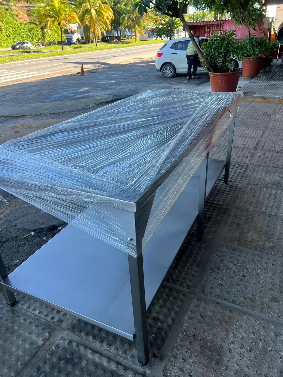 Mesa em aço inox - Foto 2