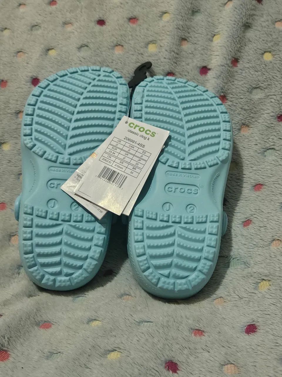 Sandália Crocs Perfuros Azul64293286025859122