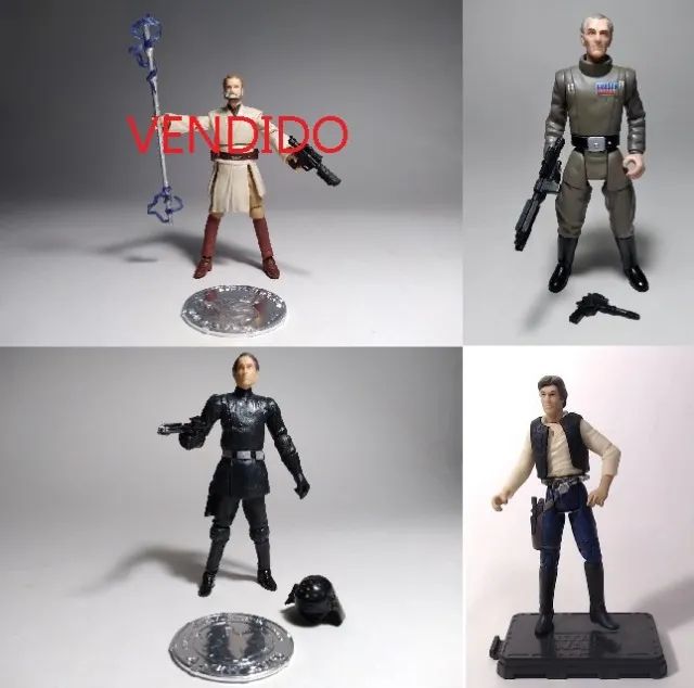 R$ 77 a R$ 97 - Figuras de Ação Star Wars - Hobbies e coleções
