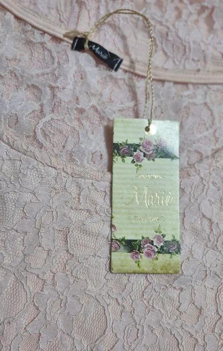 Vestido rosa em renda NOVO 48 - Foto 3