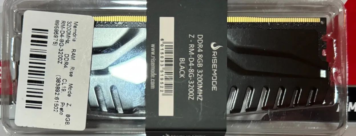 Rise Mode Z RAM Memory, 8GB, 3200MHz, DDR4, CL19, Black - RM-D4-8G-3200Z64186559619075121