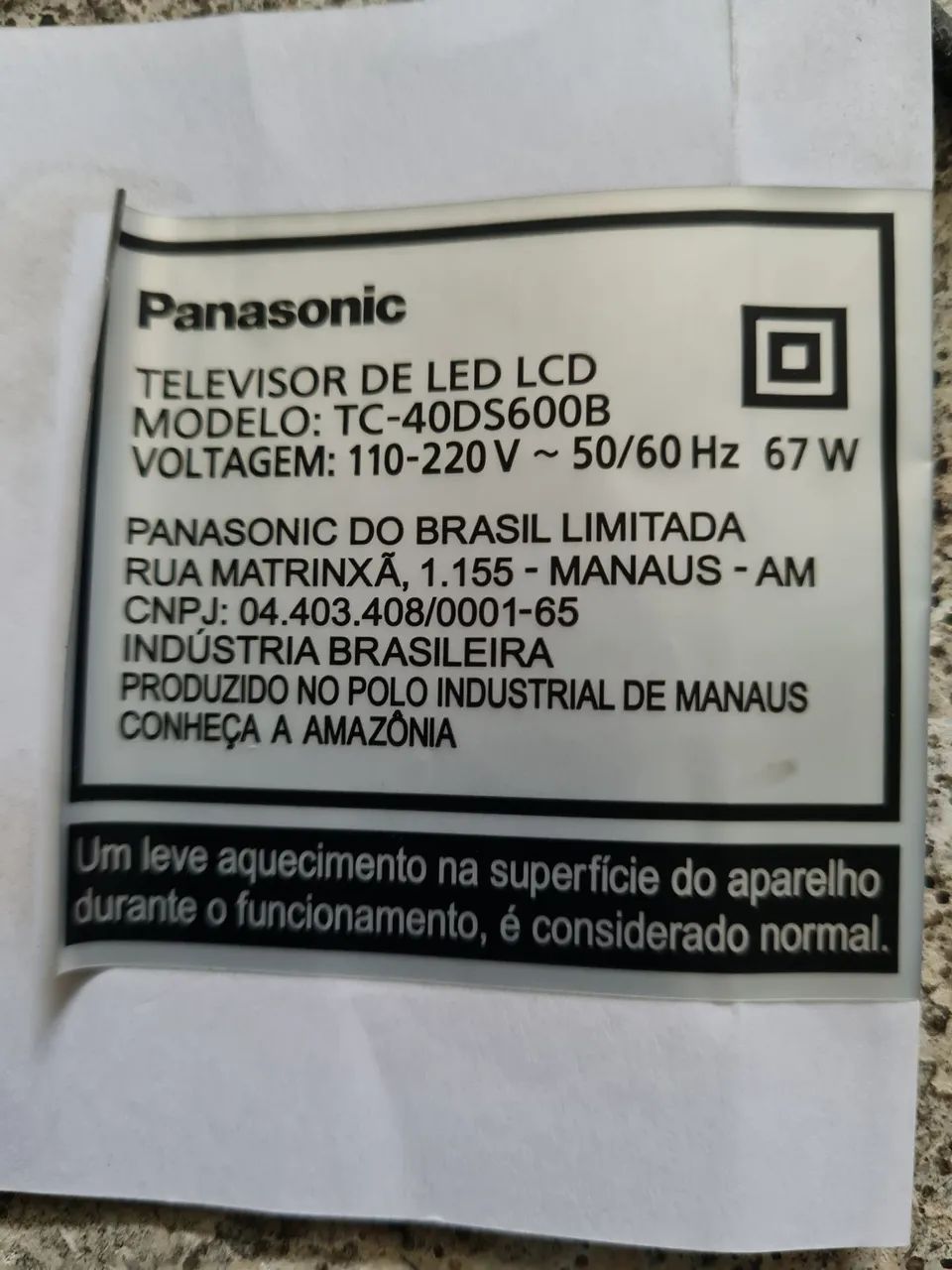 Placa fonte Panasonic tc40d5600b - Foto 2