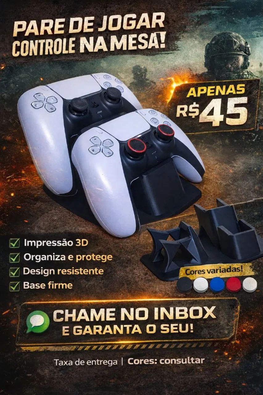 Suporte controle gamer