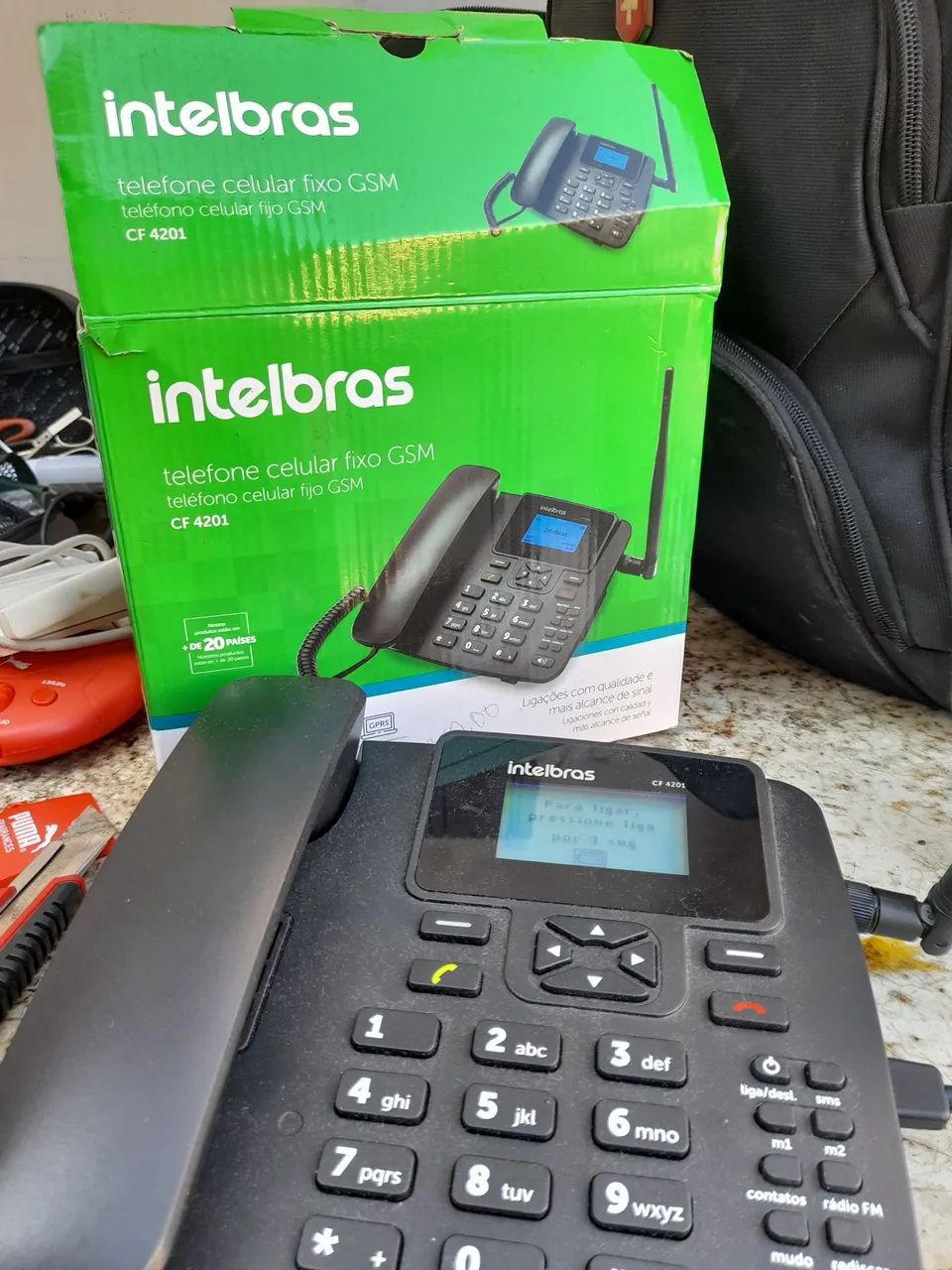 Telefone Fixo com Celular Intelbras CF 4201 - Foto 2