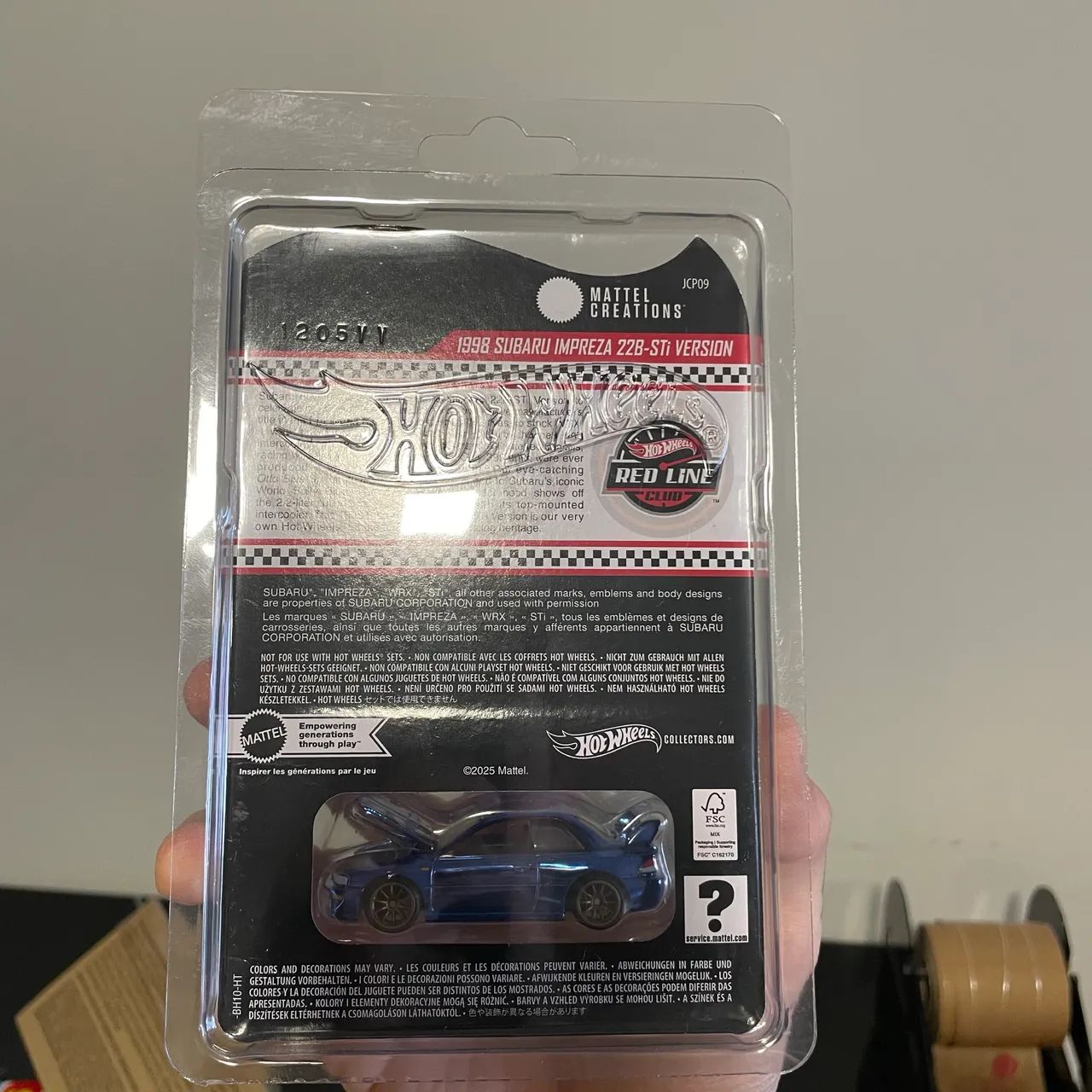 Carrinho Hot Wheels RLC Subaru Impreza 228 STI - Brinquedos e