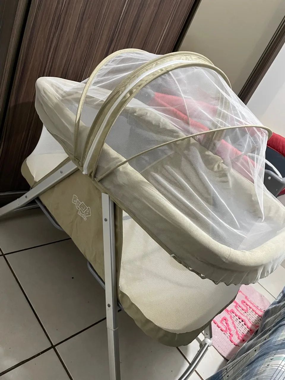 Berço Moises dobrável com mosquiteiro  - Foto 4