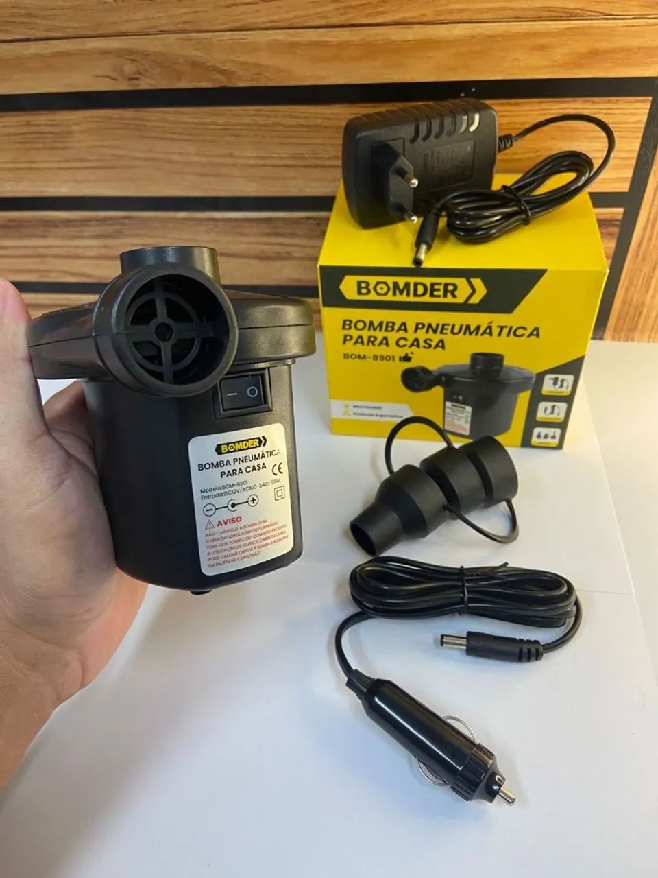Bomba de Ar para Infláveis - Bomba de Ar Portátil