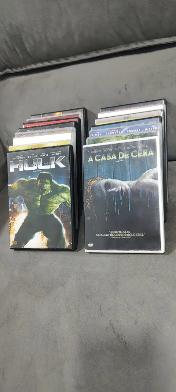 Lote de DVDs - ORIGINAL - High School Musical, Hulk, A Casa de Cera e outros