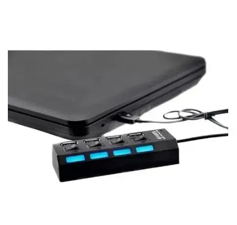 Adaptador Hub Usb 4 Portas 2.0 Expansor com LED64352267134083121