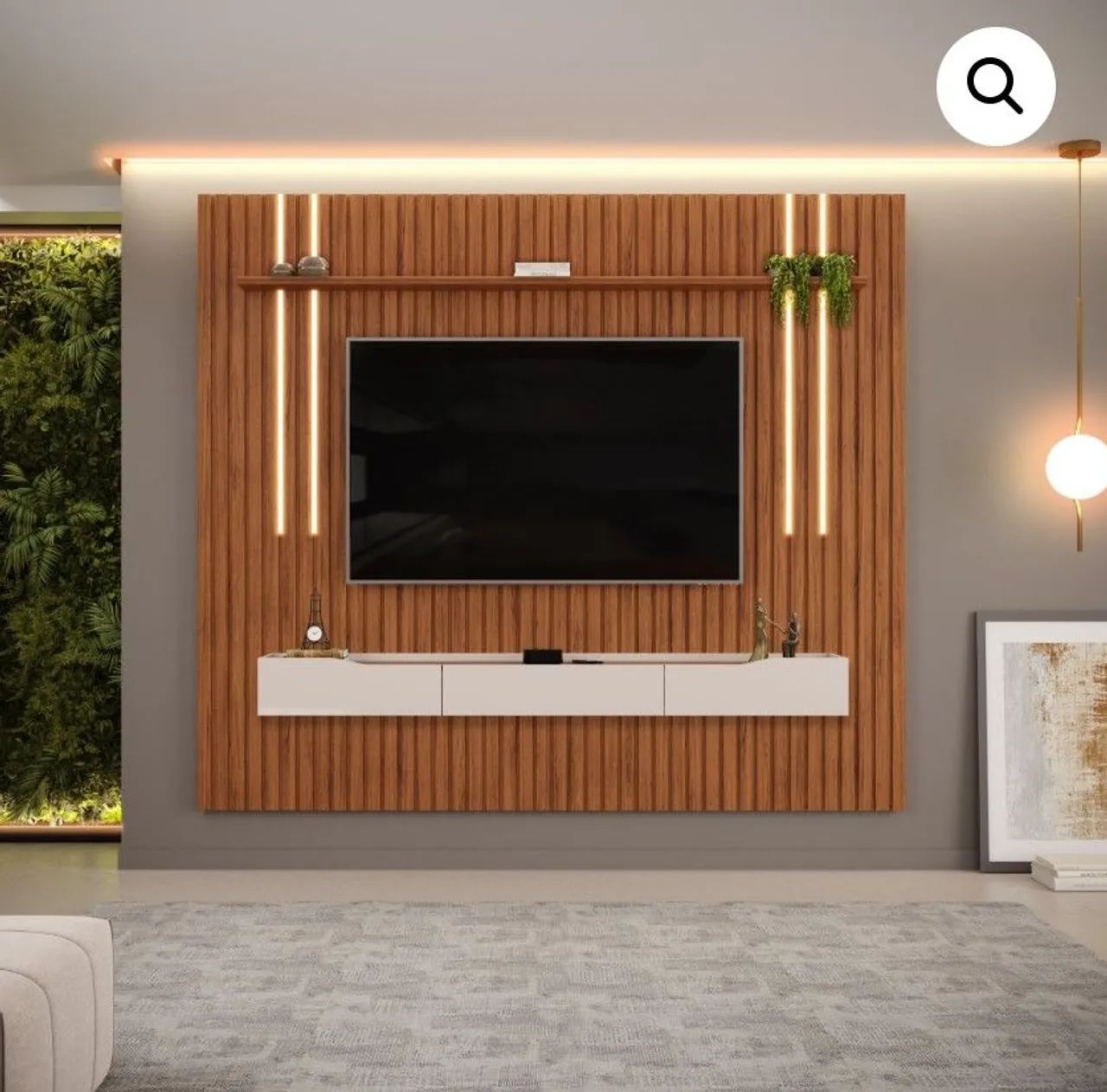 Painel Siage Ripado MDF!  Pronta Entrega!