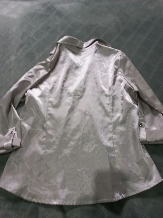 Camisa cetin /prata(G) - Foto 3