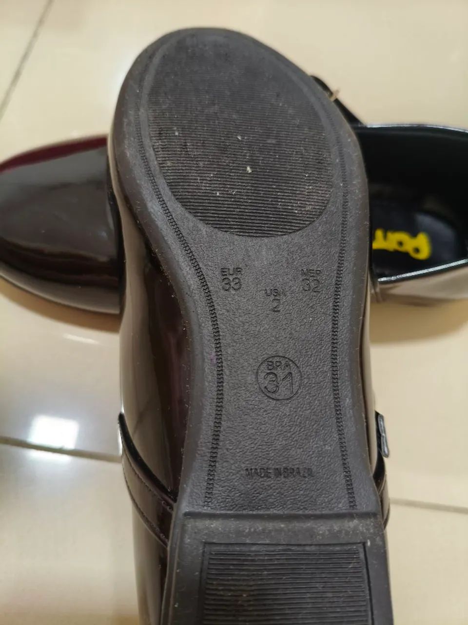 Sapato preto verniz menina - Foto 3