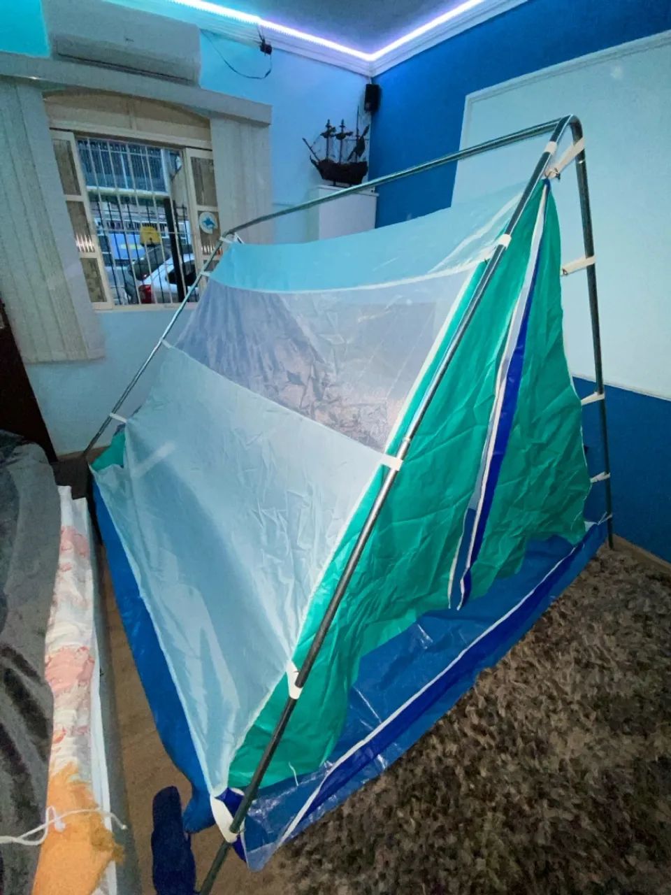 Barraca Canadense Panorâmica 5 Pessoas Nautika Para Camping (Usada) - Foto 4