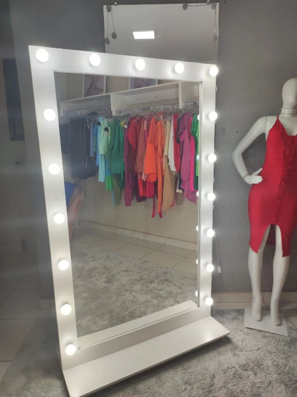 Espelho camarim MDF Com iluminação - Somos fabricantes  - Foto 3