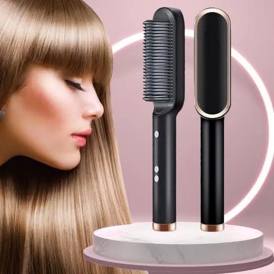 Escovas de cabelo para alisar 3 em 1 por 2 unidades 