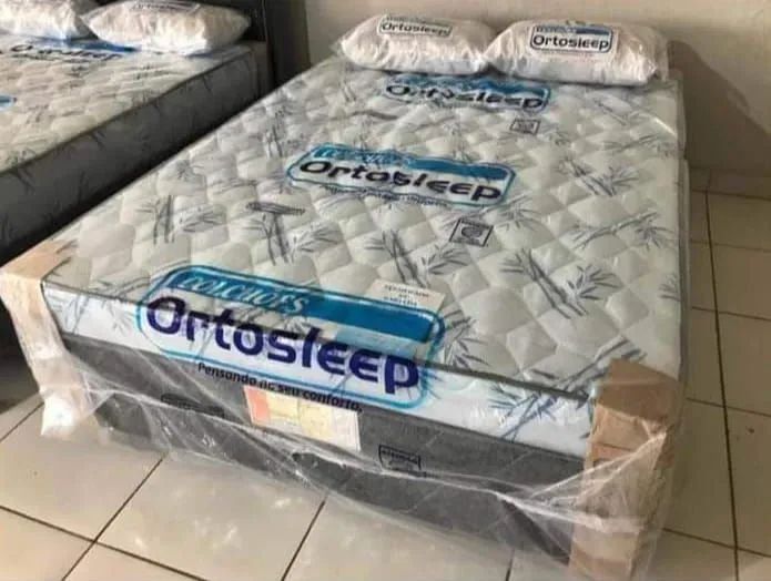 Cama box acoplado de 10 centímetros de espuma D28