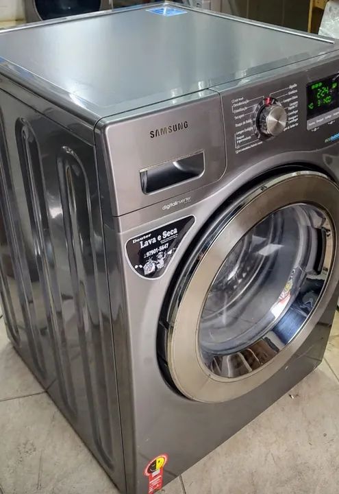 LAVA e SECA, Samsung 10.1kg Inox Grafite Com Garantia Instalamos e Entregamos* Grátis  - Foto 4