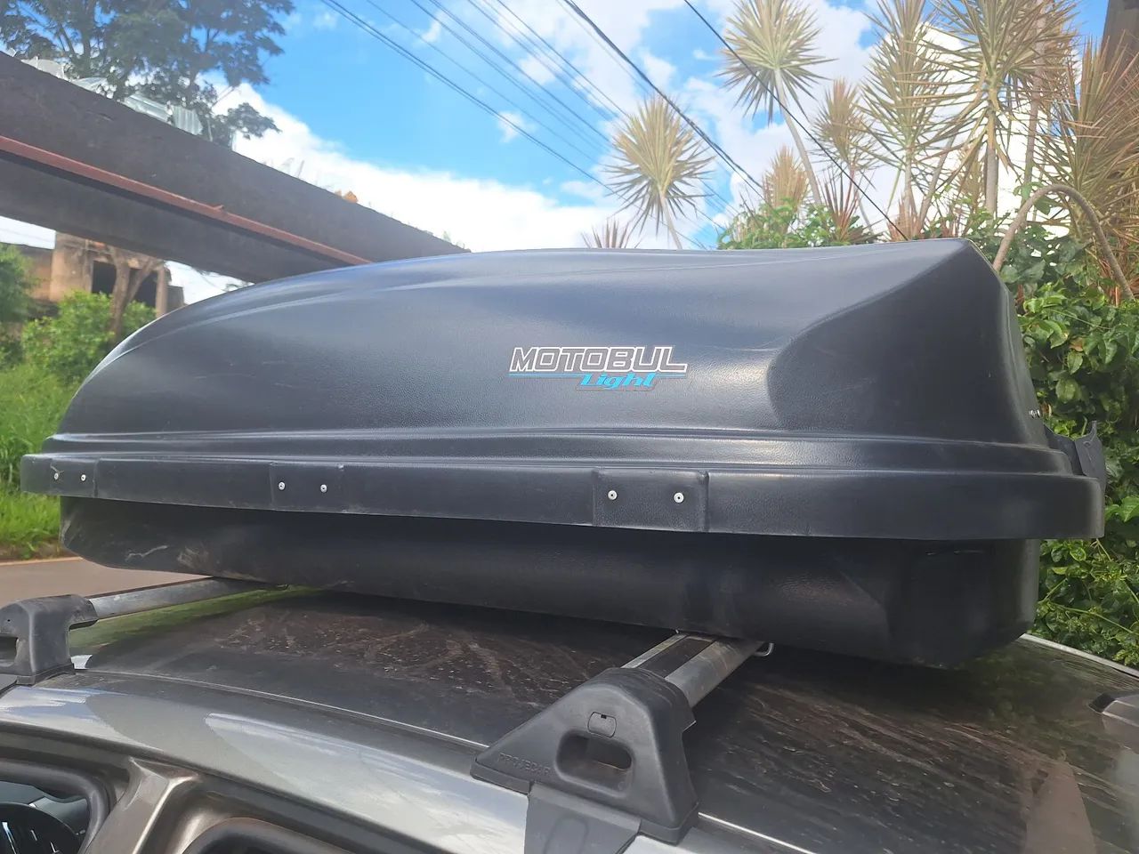 Bagageiro  de teto  500lt com suporte rack de aluminio - Foto 5