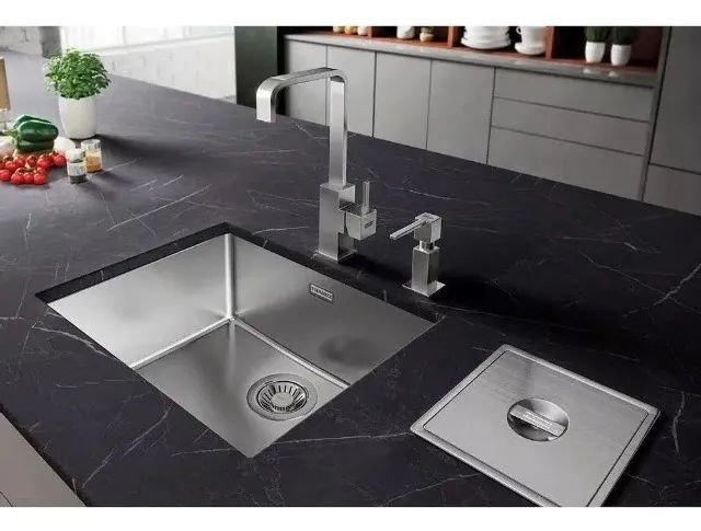 Cuba Pia Cozinha Inox De Embutir 60x40cm E Acessórios Franke - Foto 3