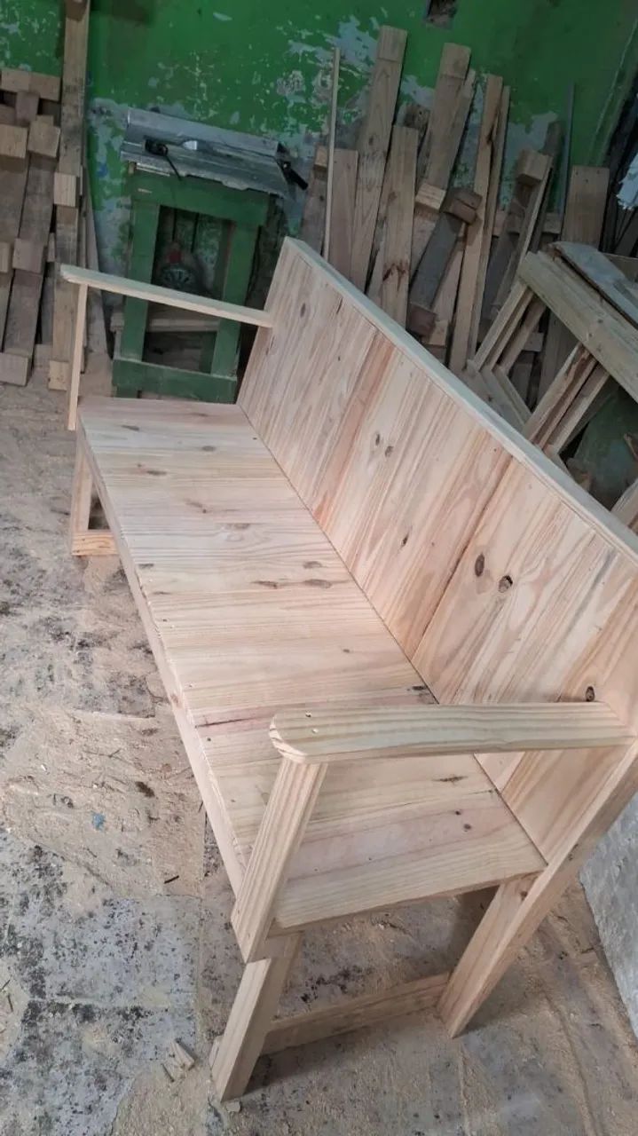 Sofá namoradeira varanda jardim 1.55m