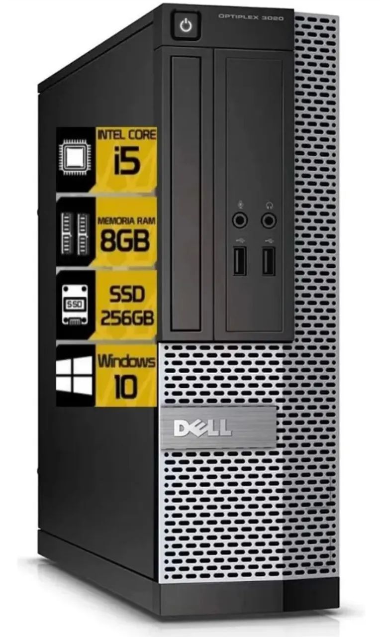 Computador DELL optiplex 3020 i5, 8 GB RAM, SSD 250 GB