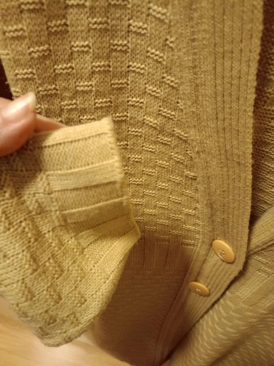Cardigan Bege Tricot - Foto 4