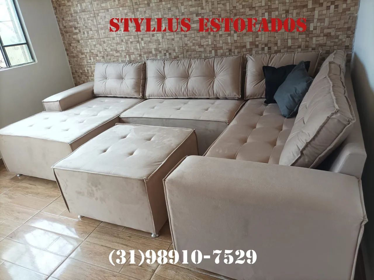 Sofá de Canto Modular Novo