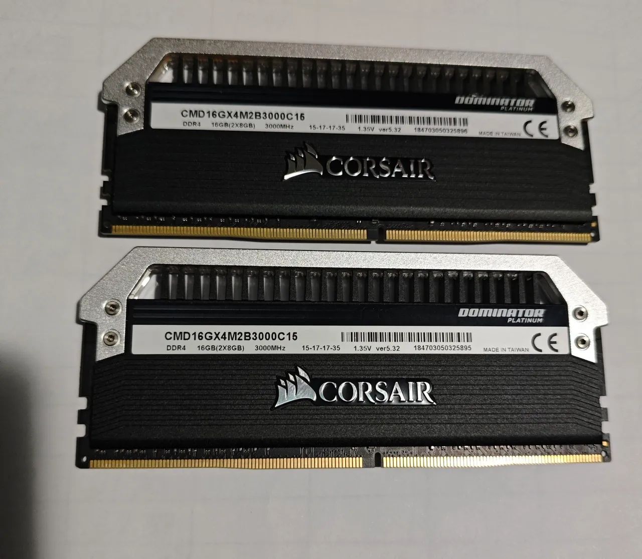 MEMÓRIA CORSAIR DOMINATOR DDR4 16gb 3000MHz2x8gb SOMENTE VENDA  - Foto 2