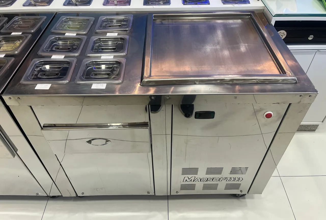 Máquina de Sorvete Tailandês - Foto 4