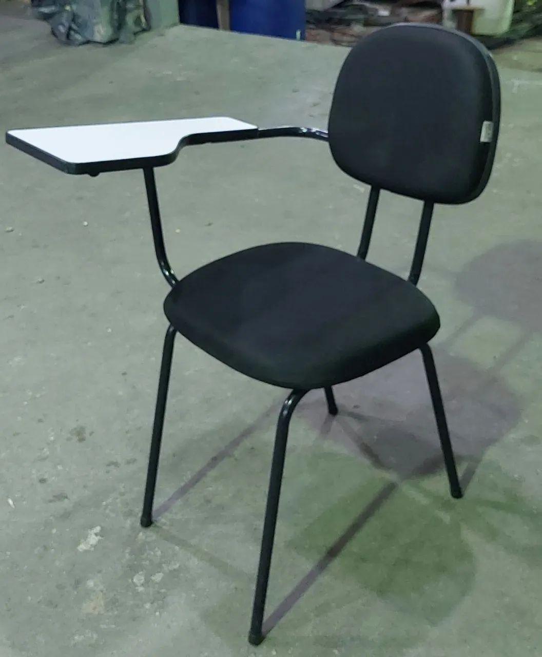 Cadeira Para Escritório com Prancheta - Sem Porta Livros Universitária - Foto 4