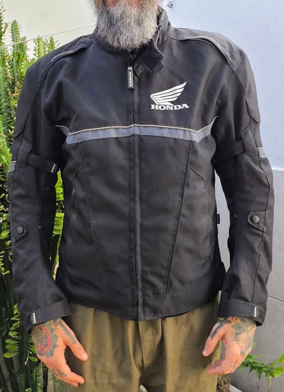 Jaqueta de Moto Honda Airvent Tutto Preta (GG) Peças para motos