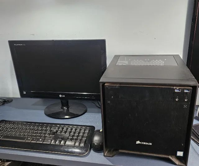 Computador Completo Intel i3 + 8gb ram + ssd + Monitor 19 (Gabinete Corsair) - Foto 2