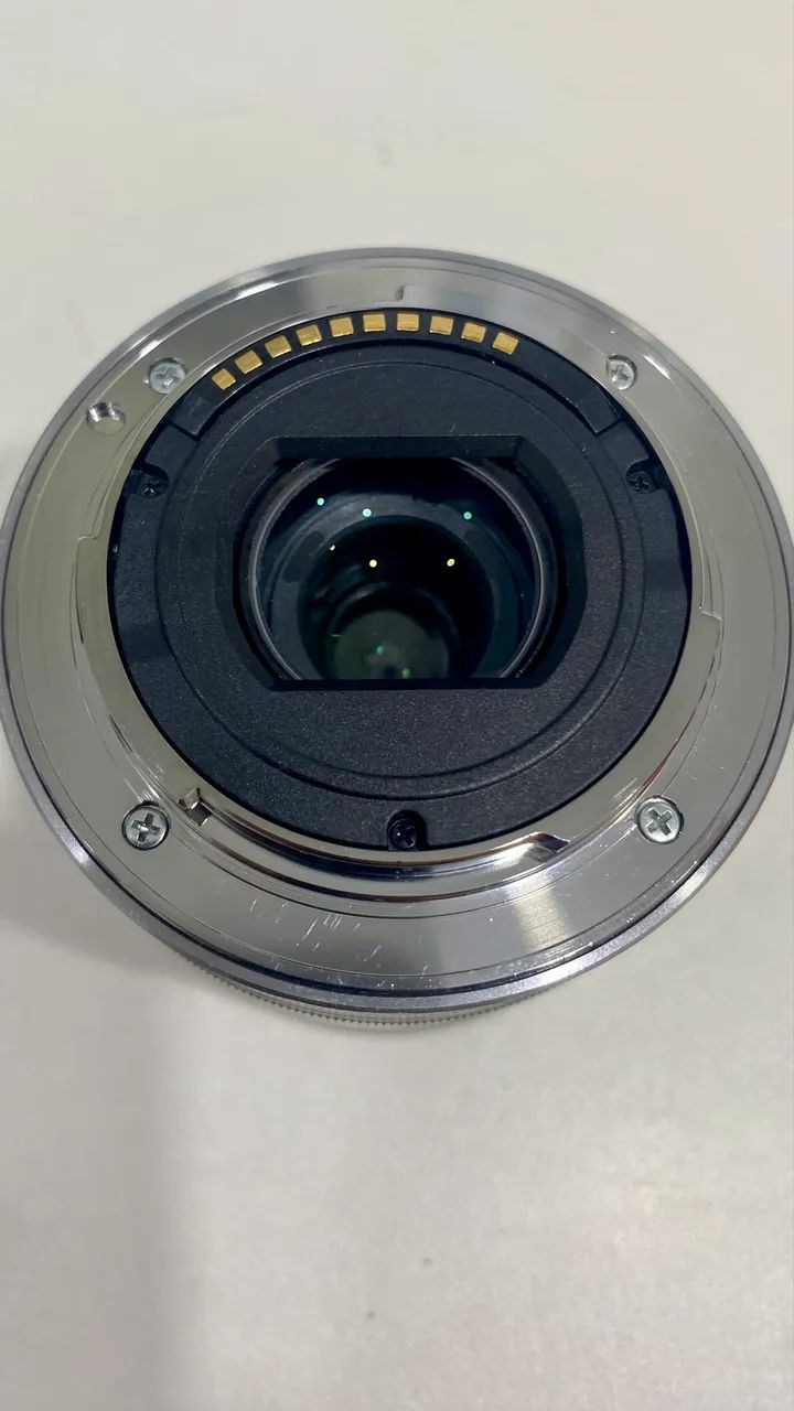Lente Sony 18-55mm E-Mount prateada (usada) - Foto 4