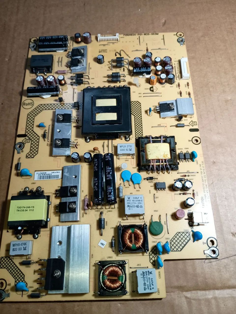 Placa Fonte TV - Diversos Componentes - Foto 2