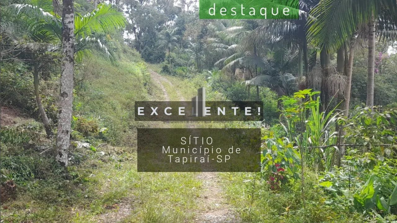 SÍTIO NO MUNICÍPIO DE TAPIRAÍ SP. VENDA