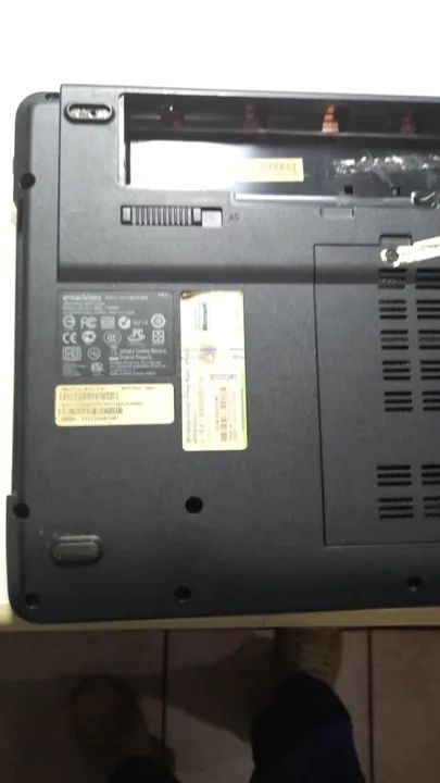 Carcaça Base Notebook Emachines E625 Usada - 747 - Foto 3