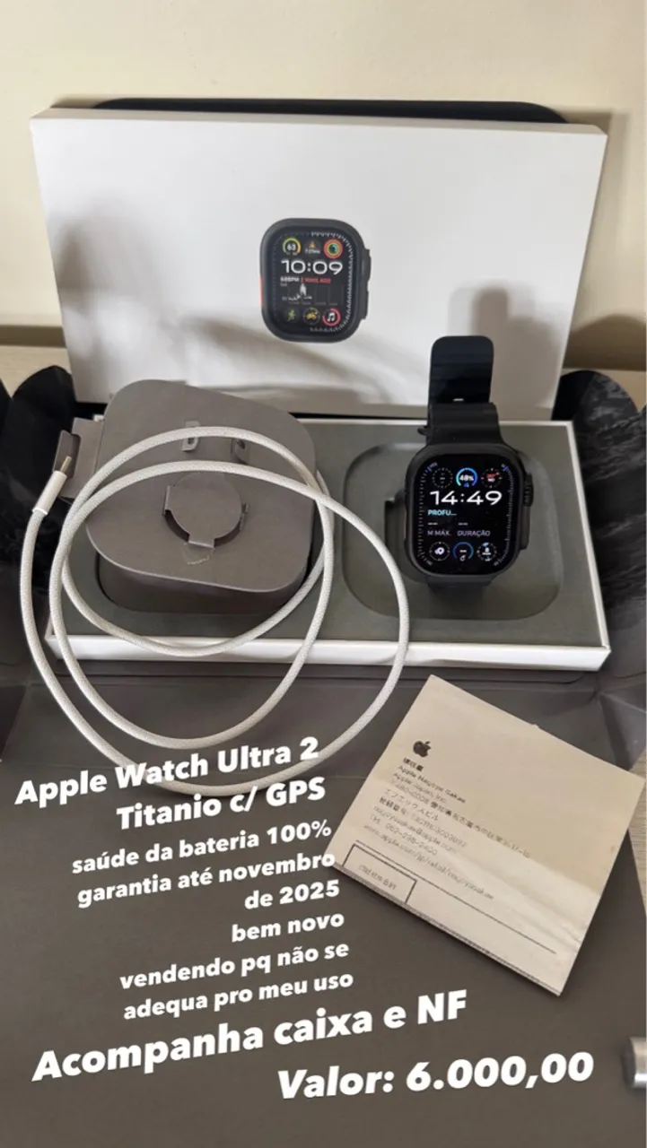 Vende se Apple Watch Ultra 2