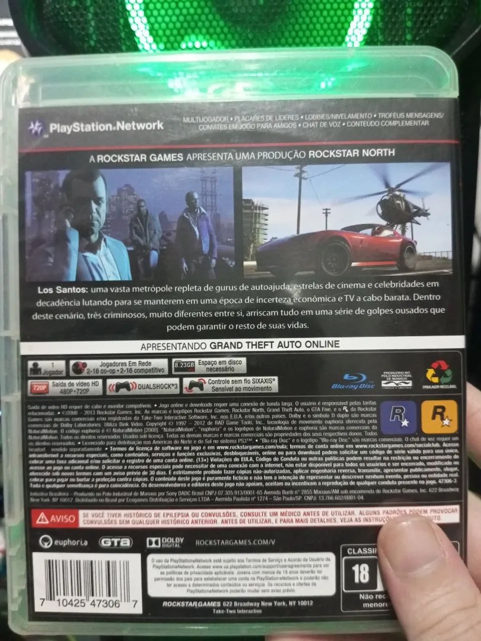 GTA 5 grand theft auto V jogo ps3 game Playstation 3 - Foto 2