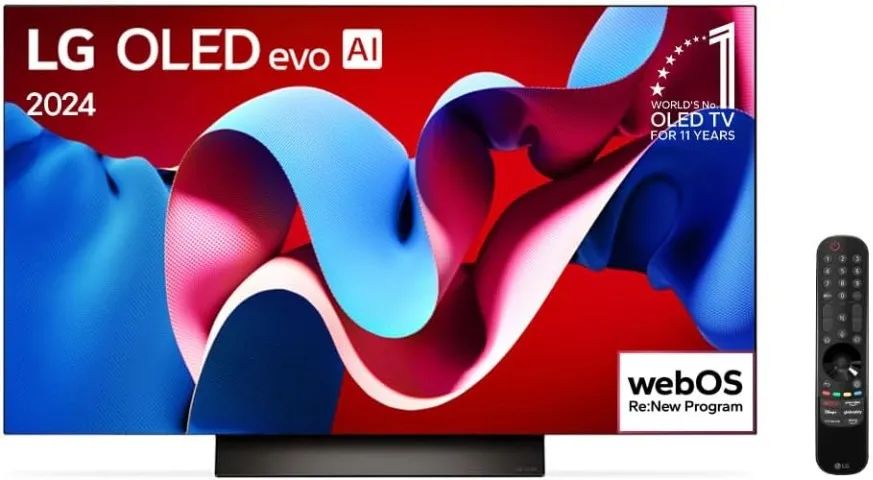 Smart TV LG OLED evo AI C4 4K 55 (LACRADA+NF+GARANTIA)  - Foto 3