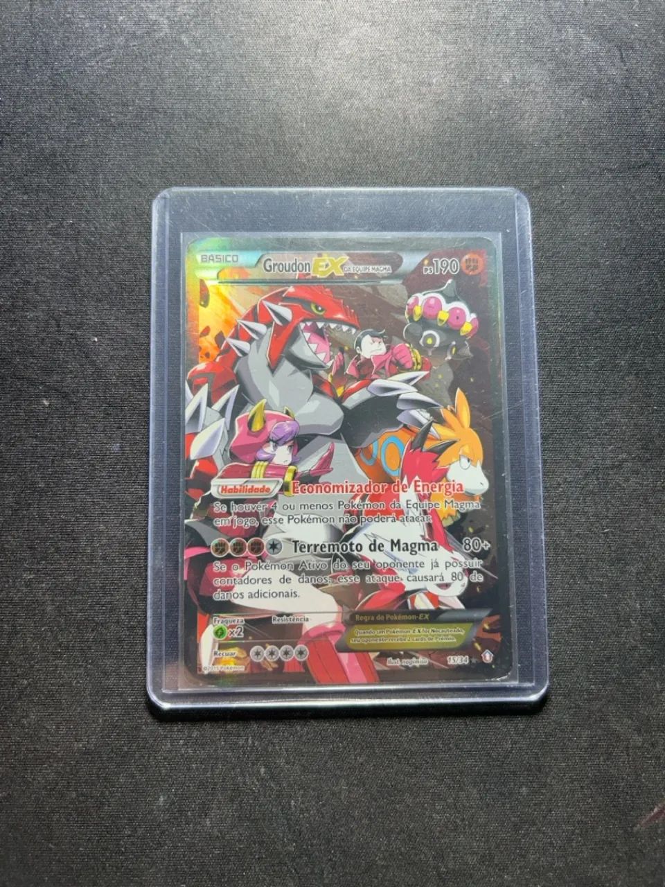 Cartas Pokémon Groudon EX e Jolteon EX - Foto 3