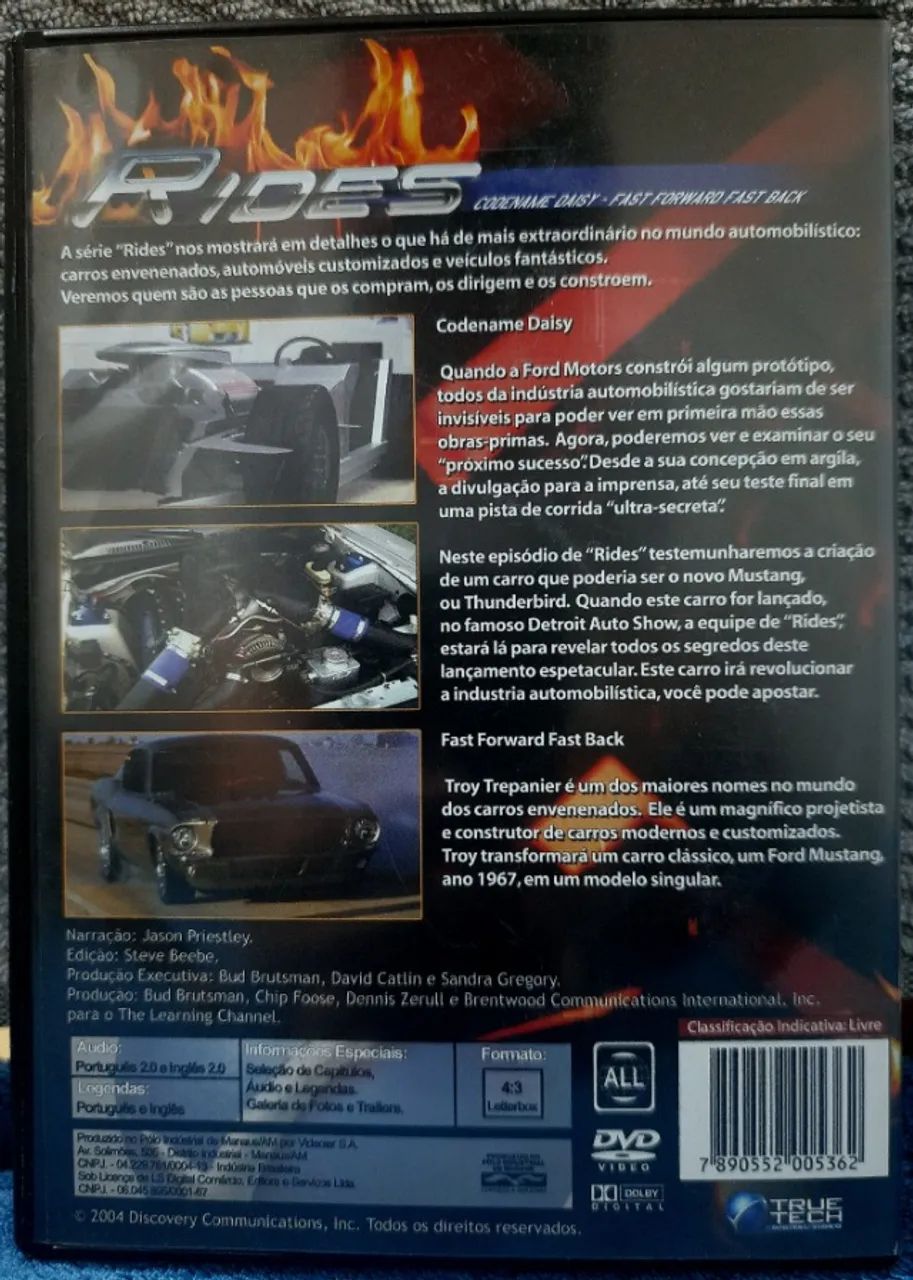 DVD Discovery Channel - Rides: Codename Daisy / Fast Forward Fast Back - Foto 3