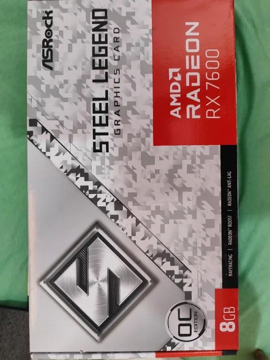 Placa de vídeo RX7600 ASRrock Steel Legends 8GB - Foto 4