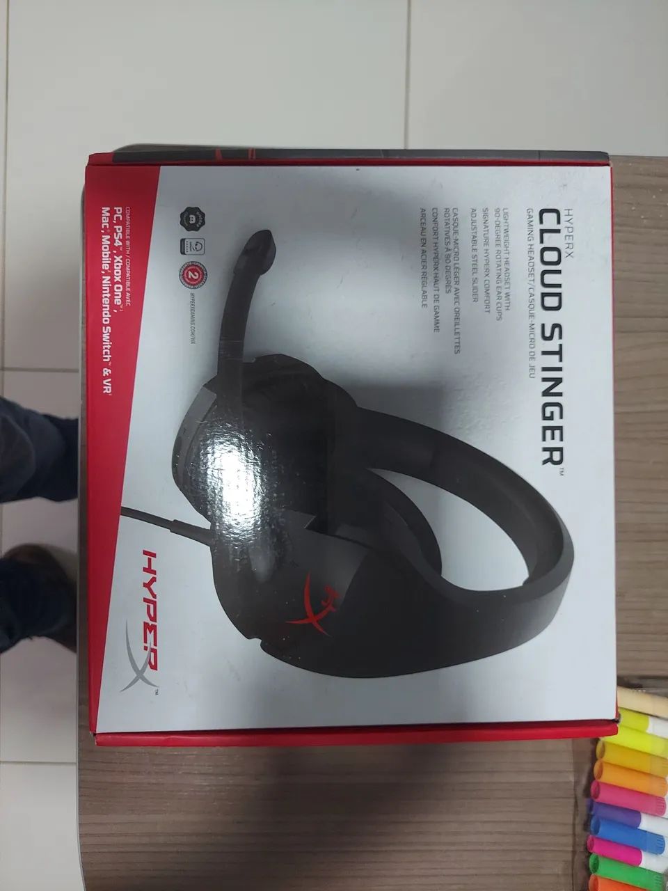 Headset hyperx cloud stinger NOVO