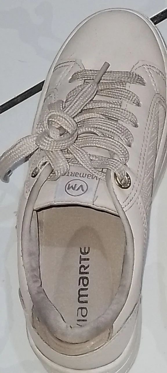 Tênis Bege VM Arte - Foto 2