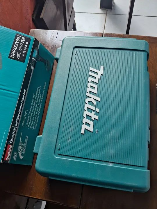 Parafusadeira/Furadeira Impac Bat 18v Dhp453sye Makita - Foto 2