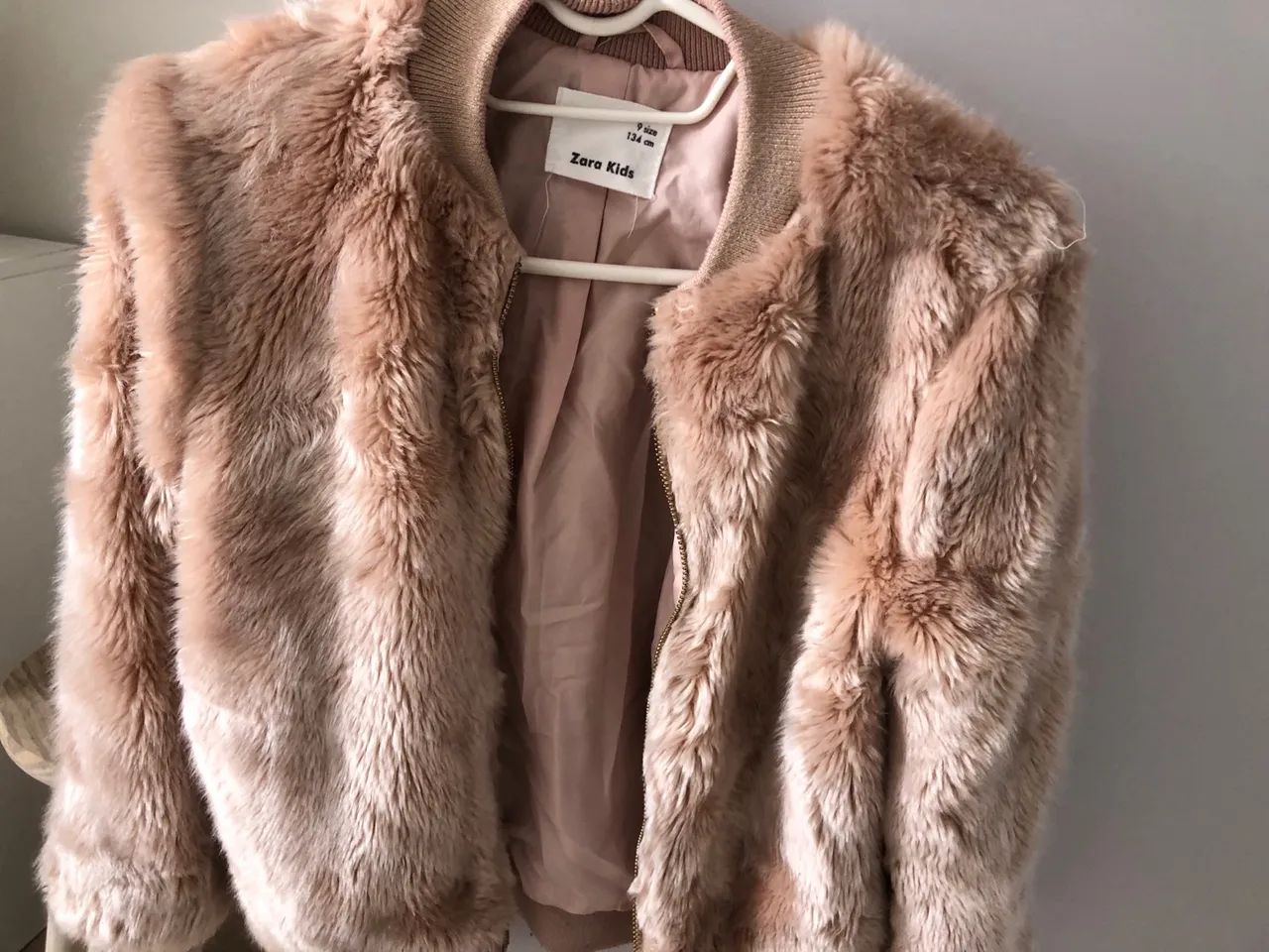 Casaco de Pelúcia Zara Kids 128cm