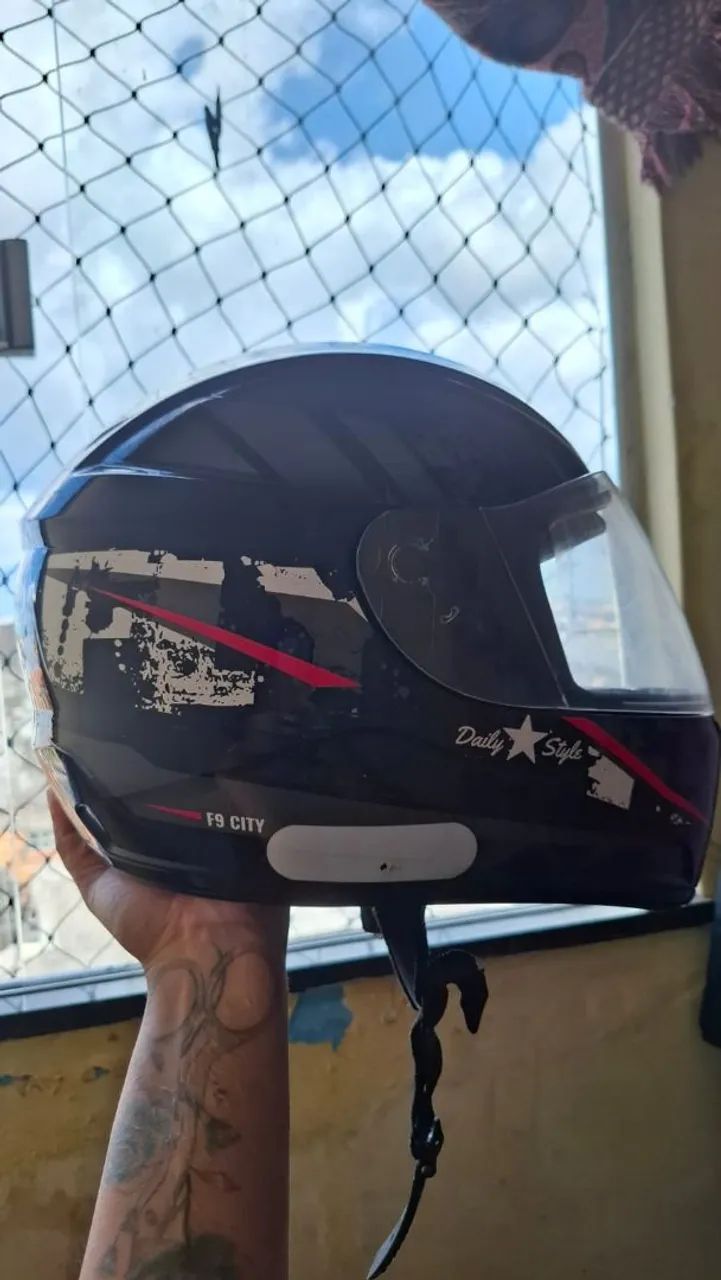 Capacete para moto F9 CITY  - Foto 4
